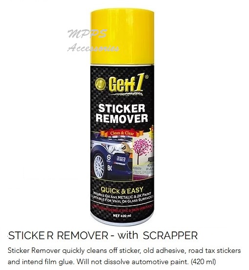 Get f1 STICKER REMOVER  with Tool